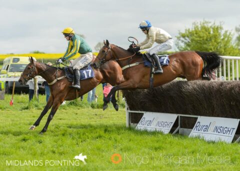 TheTalkingHorse (Tom McClorey, left) and )Hazell Hill (Alex Edwards) - Garthorpeand