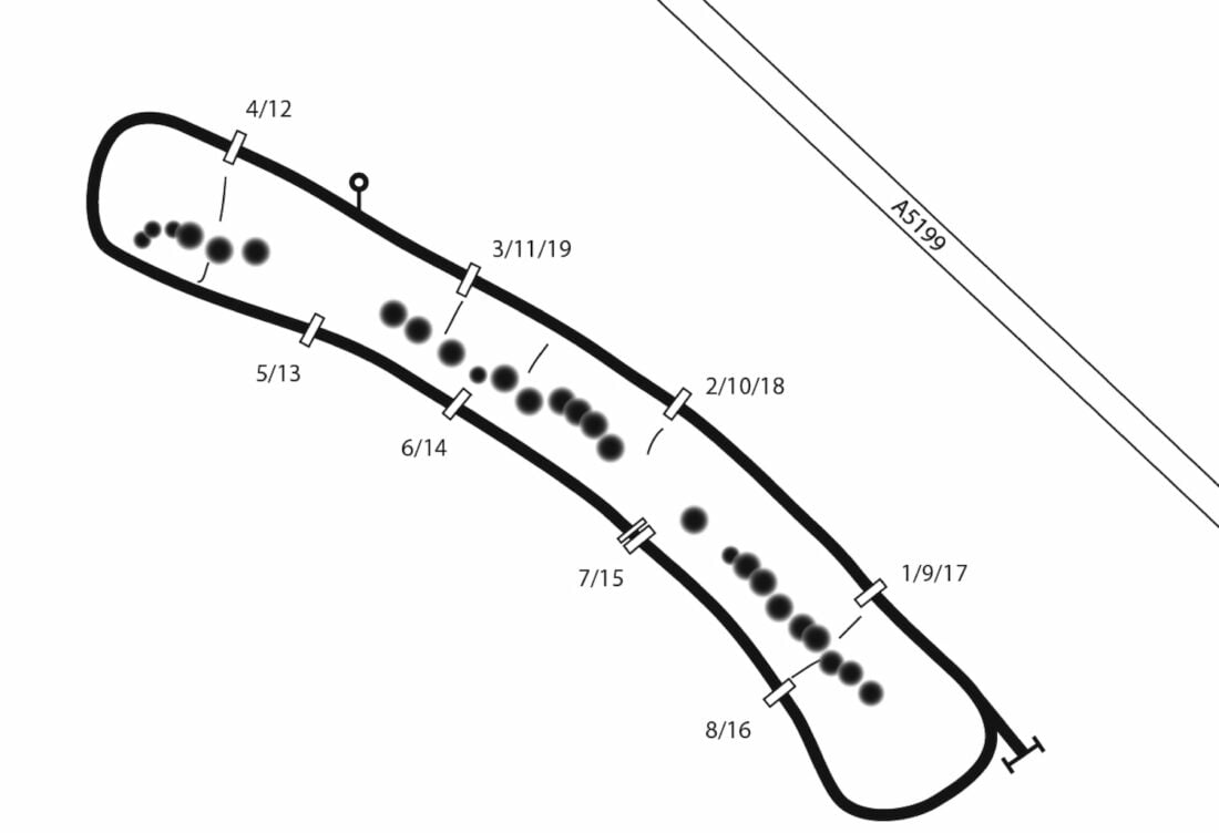 Guilsborough course map