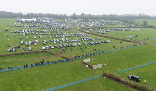 Guilsborough Racecourse from the air